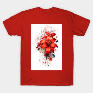 Red Flower T-Shirt